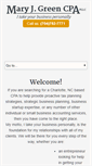 Mobile Screenshot of maryjgreencpa.com